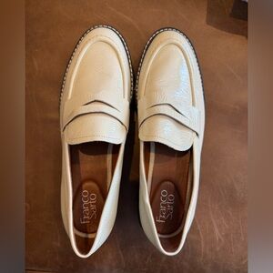 Franco Sarto Balin Cream Slip-On Loafers